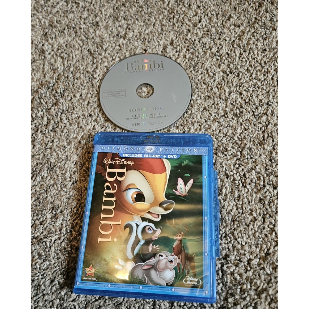 Disney BAMBI Blueray Dvd‎ Lot